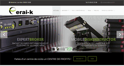 Desktop Screenshot of erai-k.fr